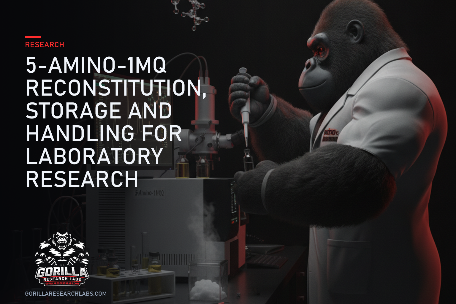 5-Amino-1MQ Reconstitution, Storage and Handling for Laboratory Research — research illustration