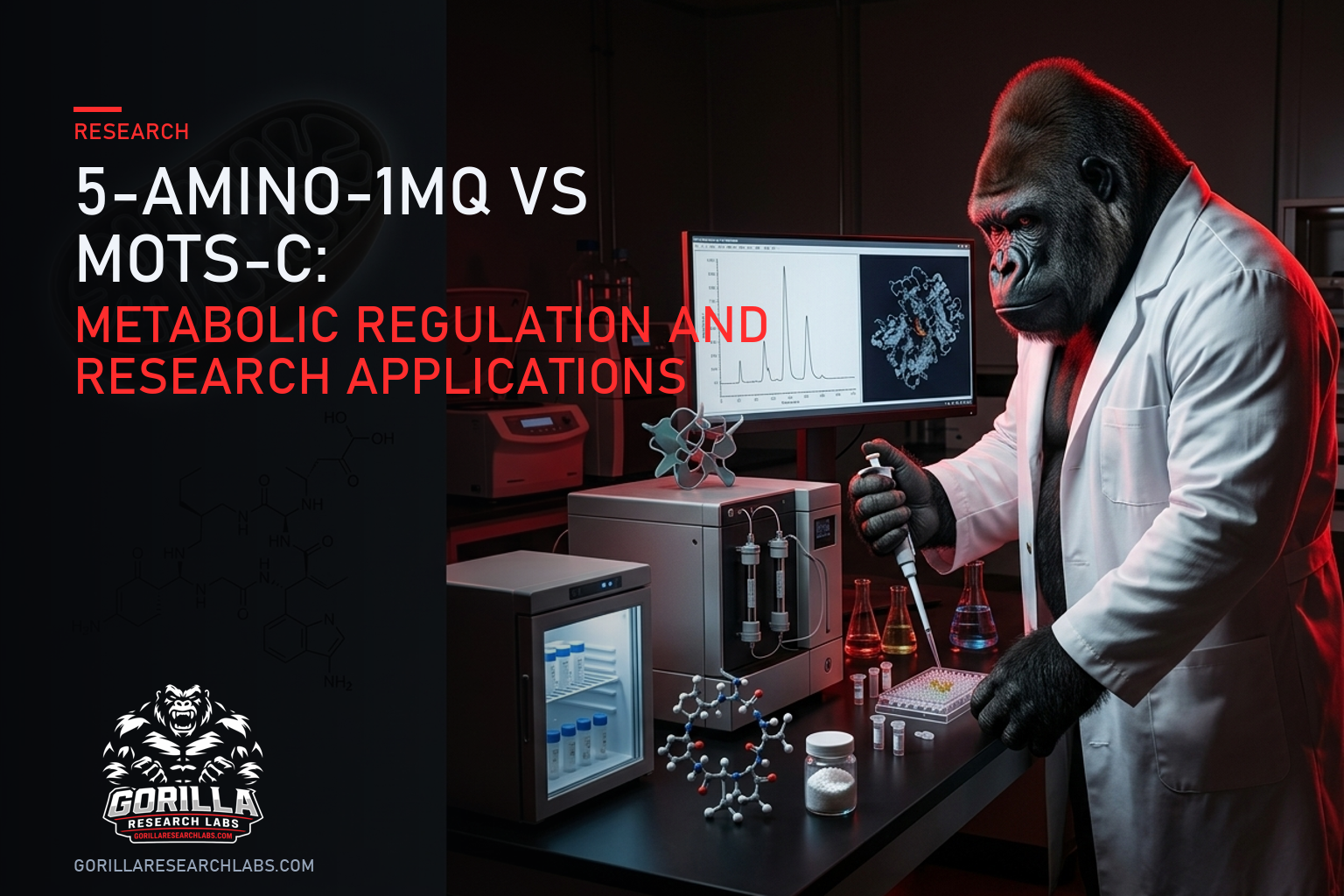 5-Amino-1MQ vs MOTS-C: Metabolic Regulation and Research Applications — research illustration
