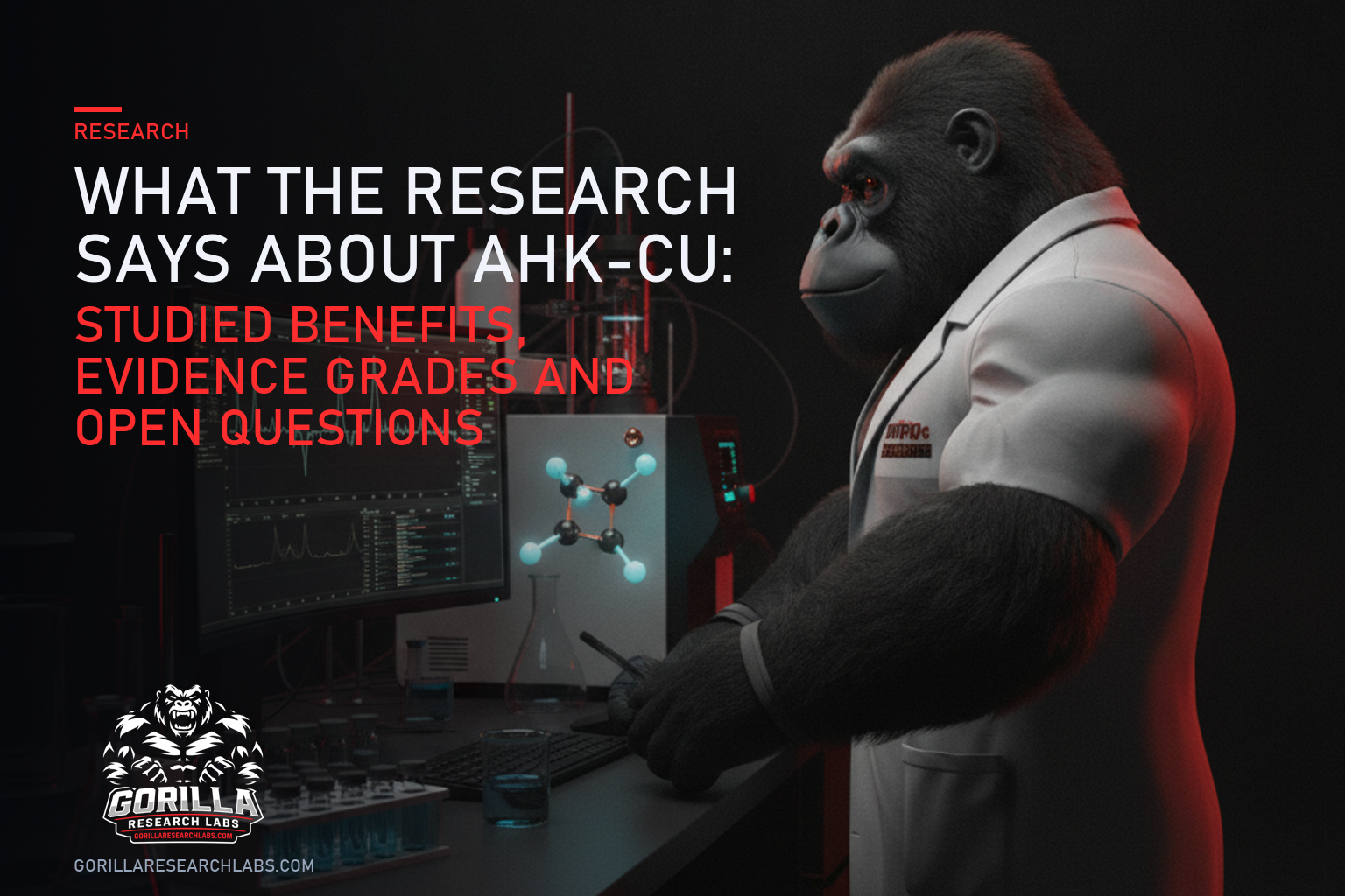 What the Research Says About AHK-Cu: Studied Benefits, Evidence Grades and Open Questions — research illustration