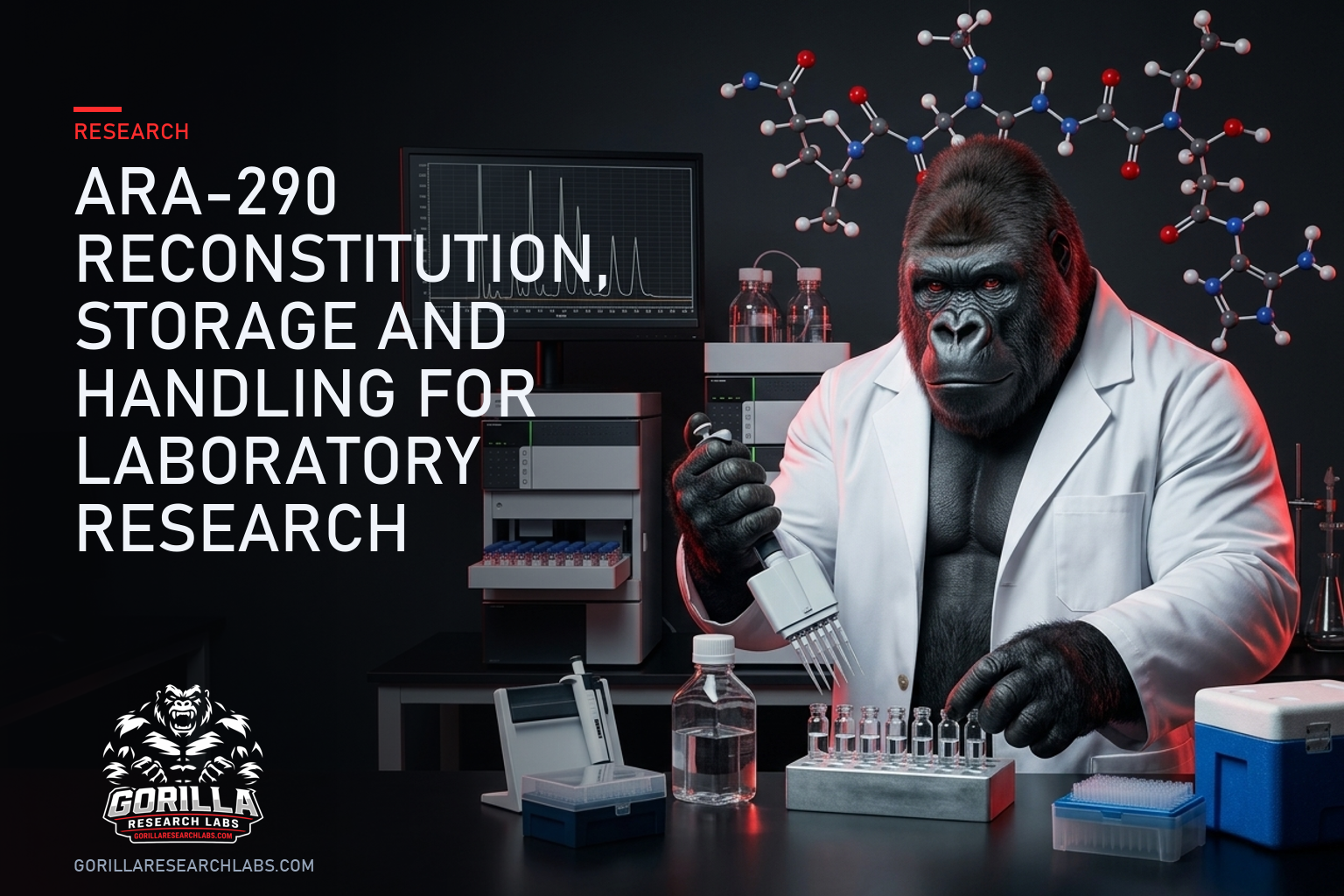 ARA-290 Reconstitution, Storage and Handling for Laboratory Research — research illustration