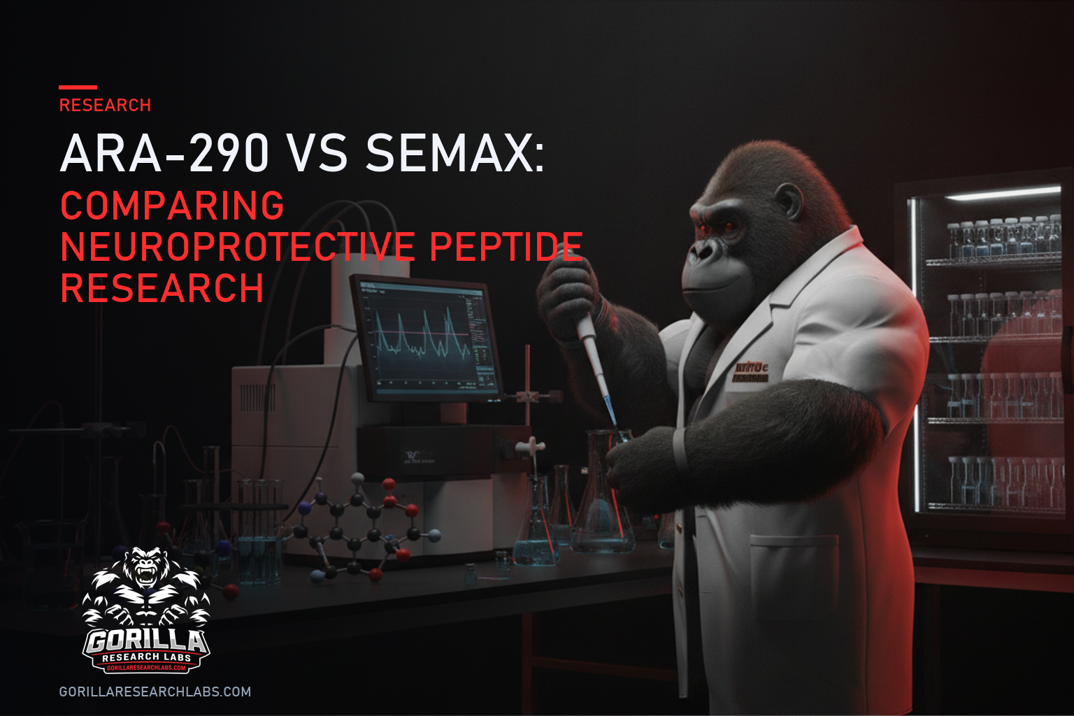 ARA-290 vs Semax: Comparing Neuroprotective Peptide Research — research illustration
