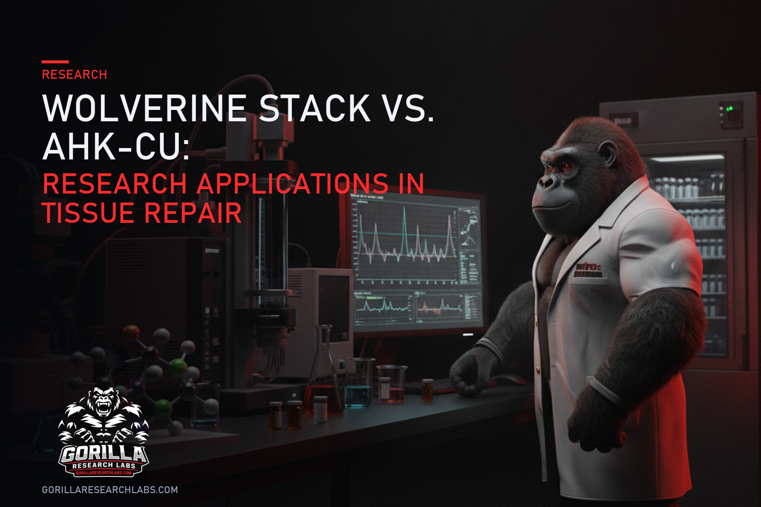 Wolverine Stack vs. AHK-Cu: Research Applications in Tissue Repair — research illustration
