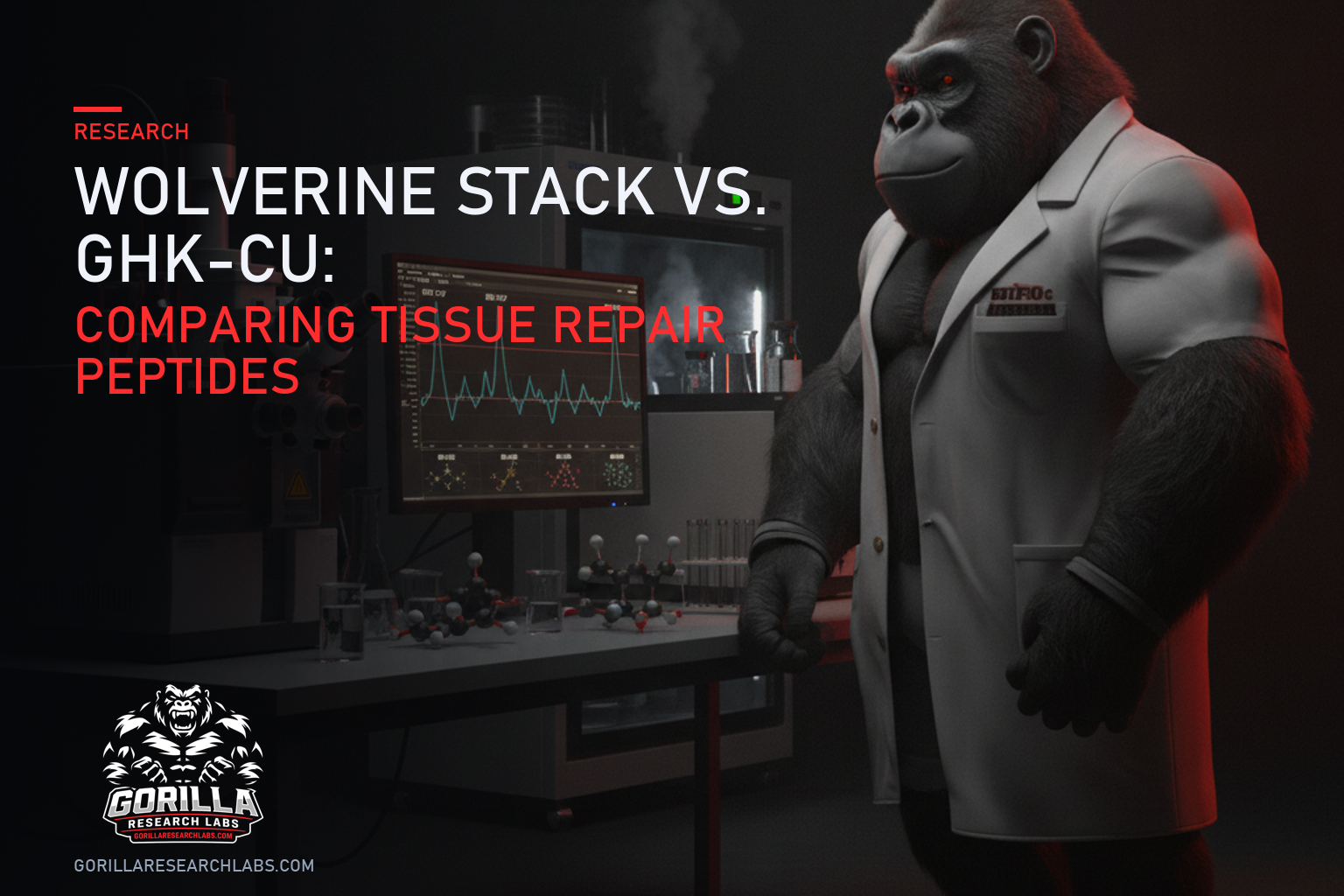 Wolverine Stack vs. GHK-Cu: Comparing Tissue Repair Peptides — research illustration