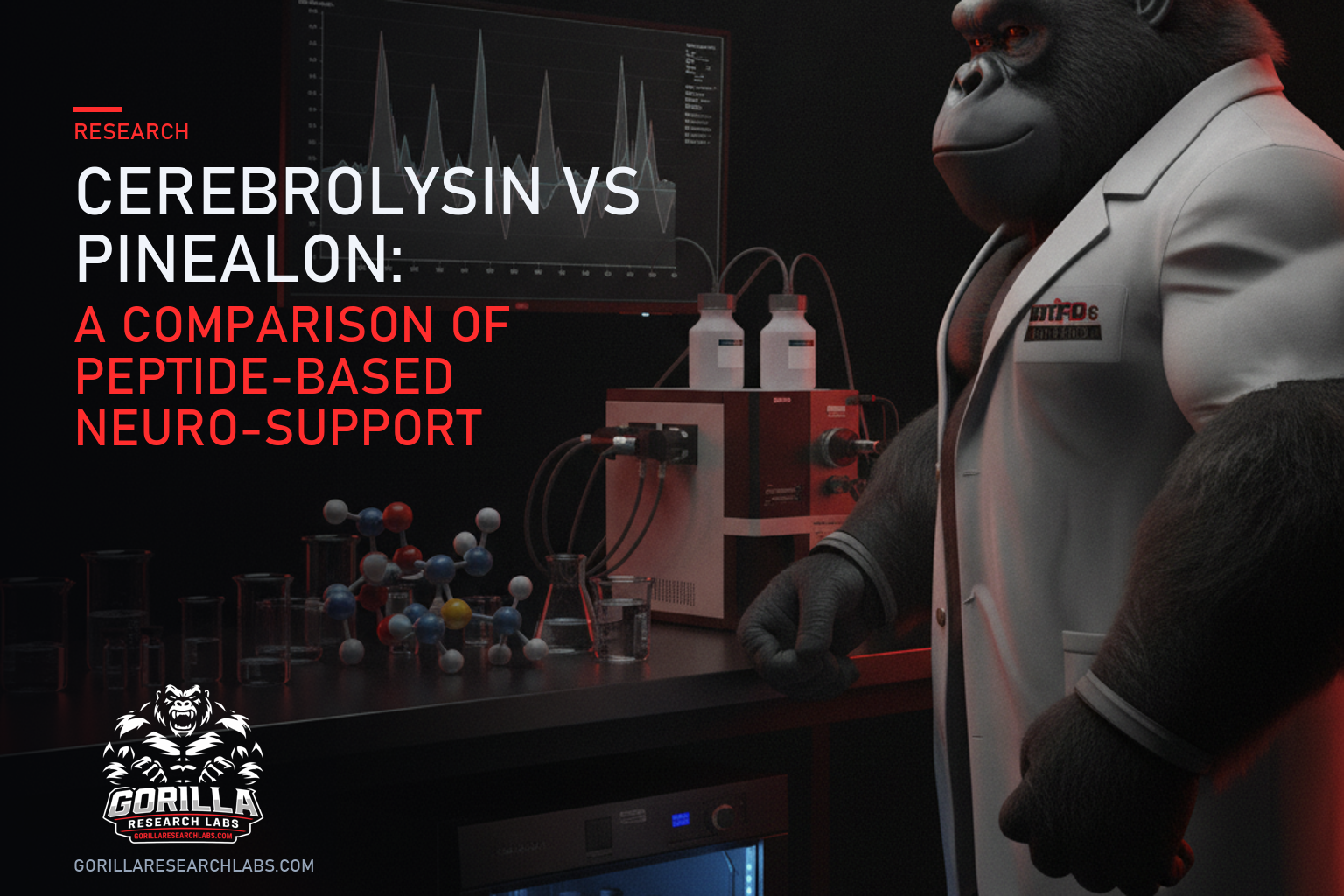 Cerebrolysin vs Pinealon: A Comparison of Peptide-Based Neuro-Support — research illustration