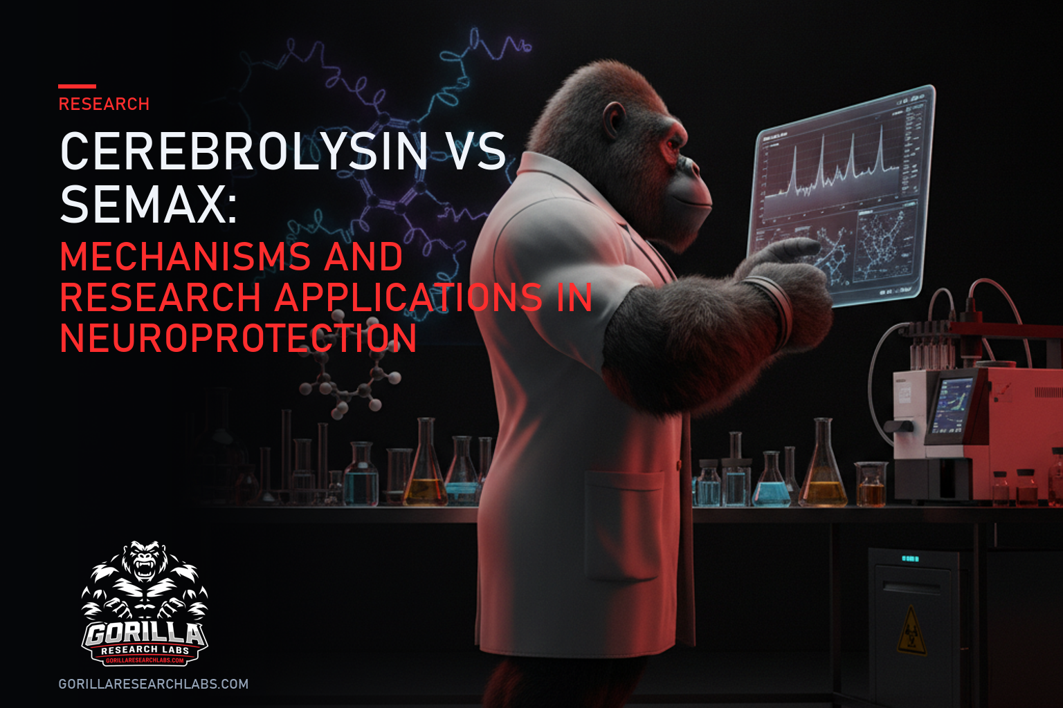 Cerebrolysin vs Semax: Mechanisms and Research Applications in Neuroprotection — research illustration