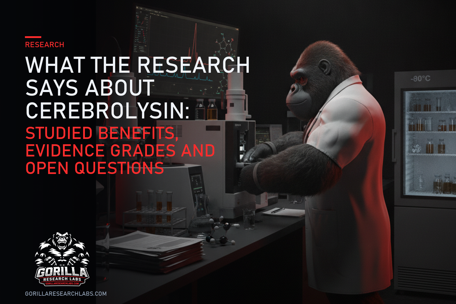 What the Research Says About Cerebrolysin: Studied Benefits, Evidence Grades and Open Questions — research illustration