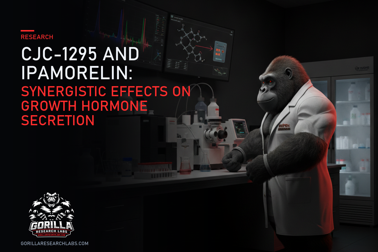 CJC-1295 and Ipamorelin: Synergistic Effects on Growth Hormone Secretion — research illustration