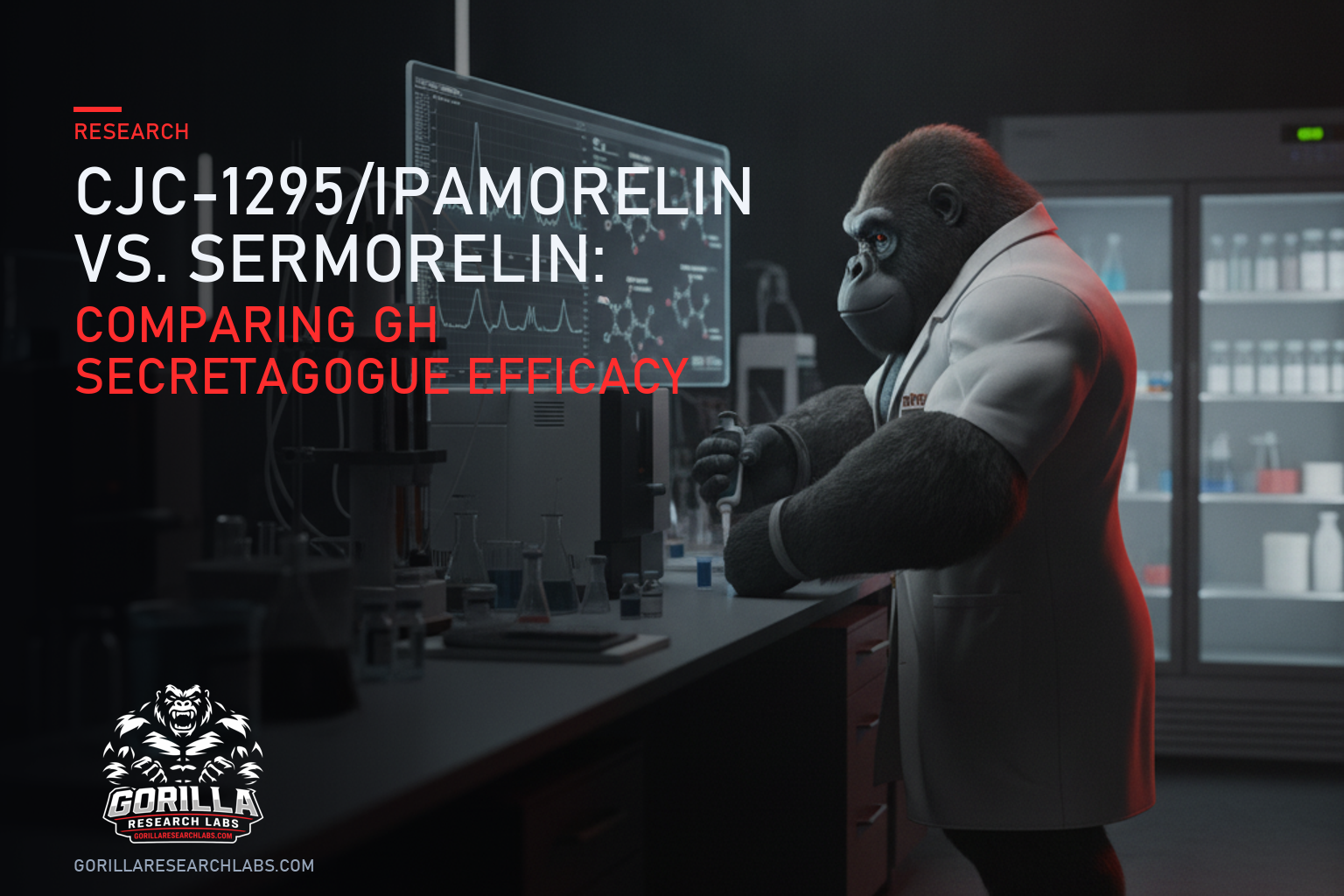 CJC-1295/Ipamorelin vs. Sermorelin: Comparing GH Secretagogue Efficacy — research illustration