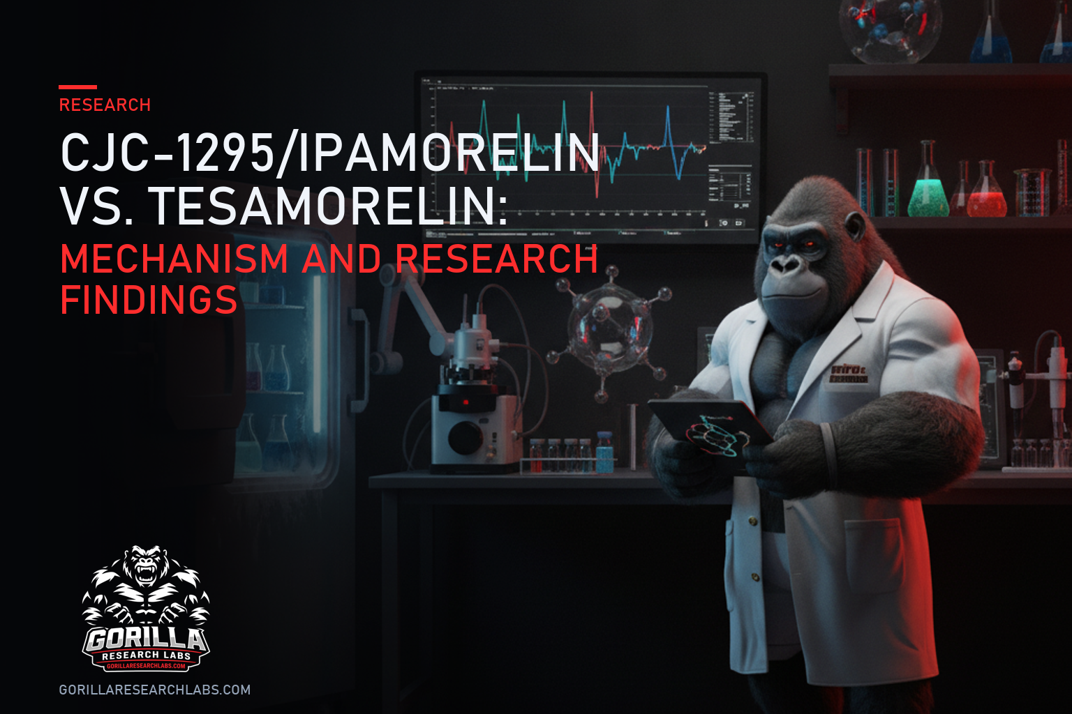 CJC-1295/Ipamorelin vs. Tesamorelin: Mechanism and Research Findings — research illustration