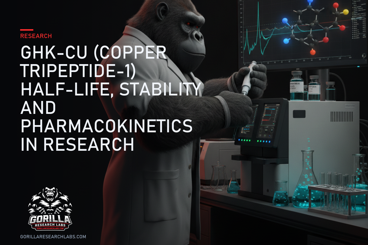 GHK-Cu (Copper Tripeptide-1) Half-Life, Stability and Pharmacokinetics in Research — research illustration
