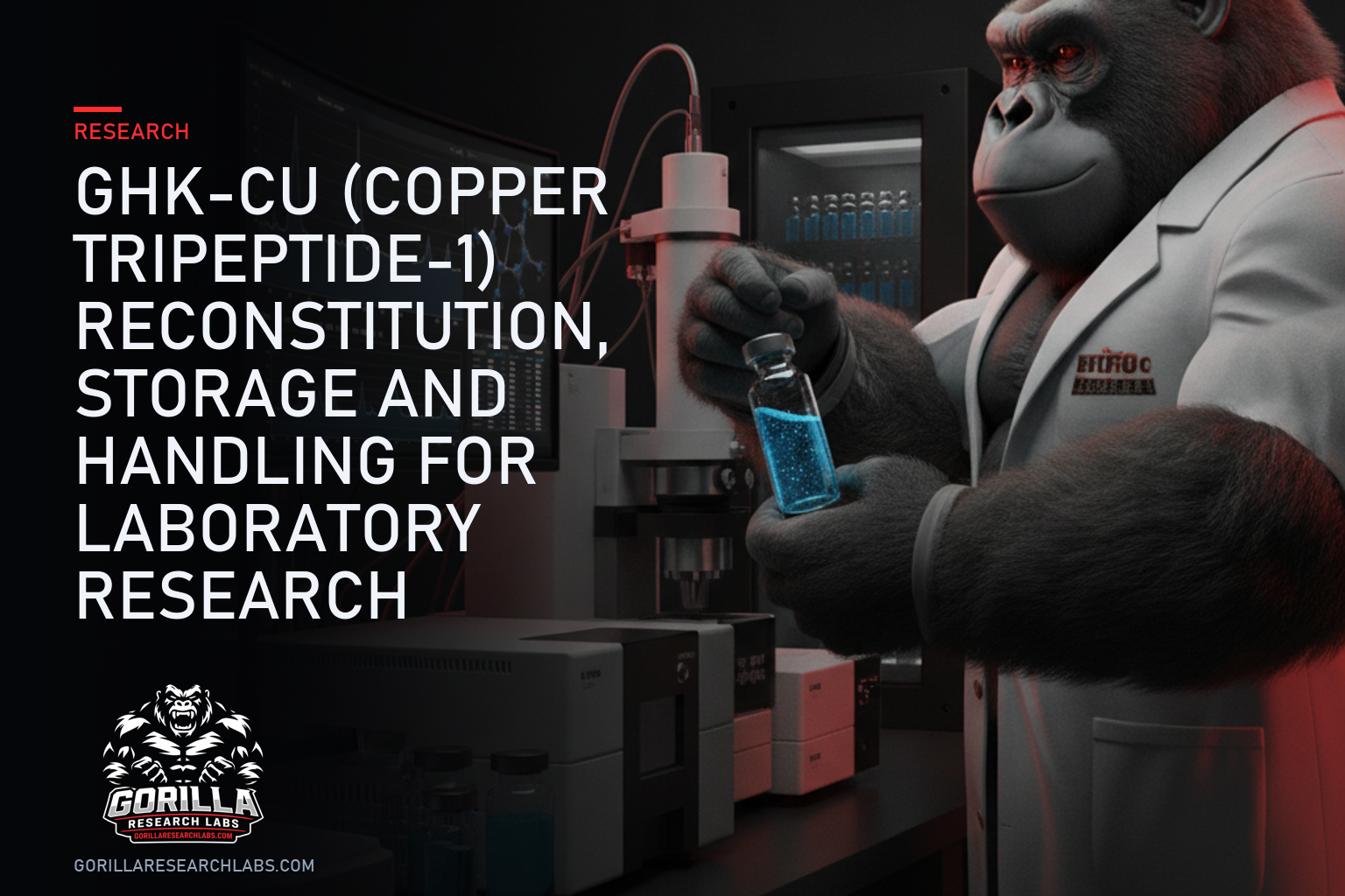 GHK-Cu (Copper Tripeptide-1) Reconstitution, Storage and Handling for Laboratory Research — research illustration