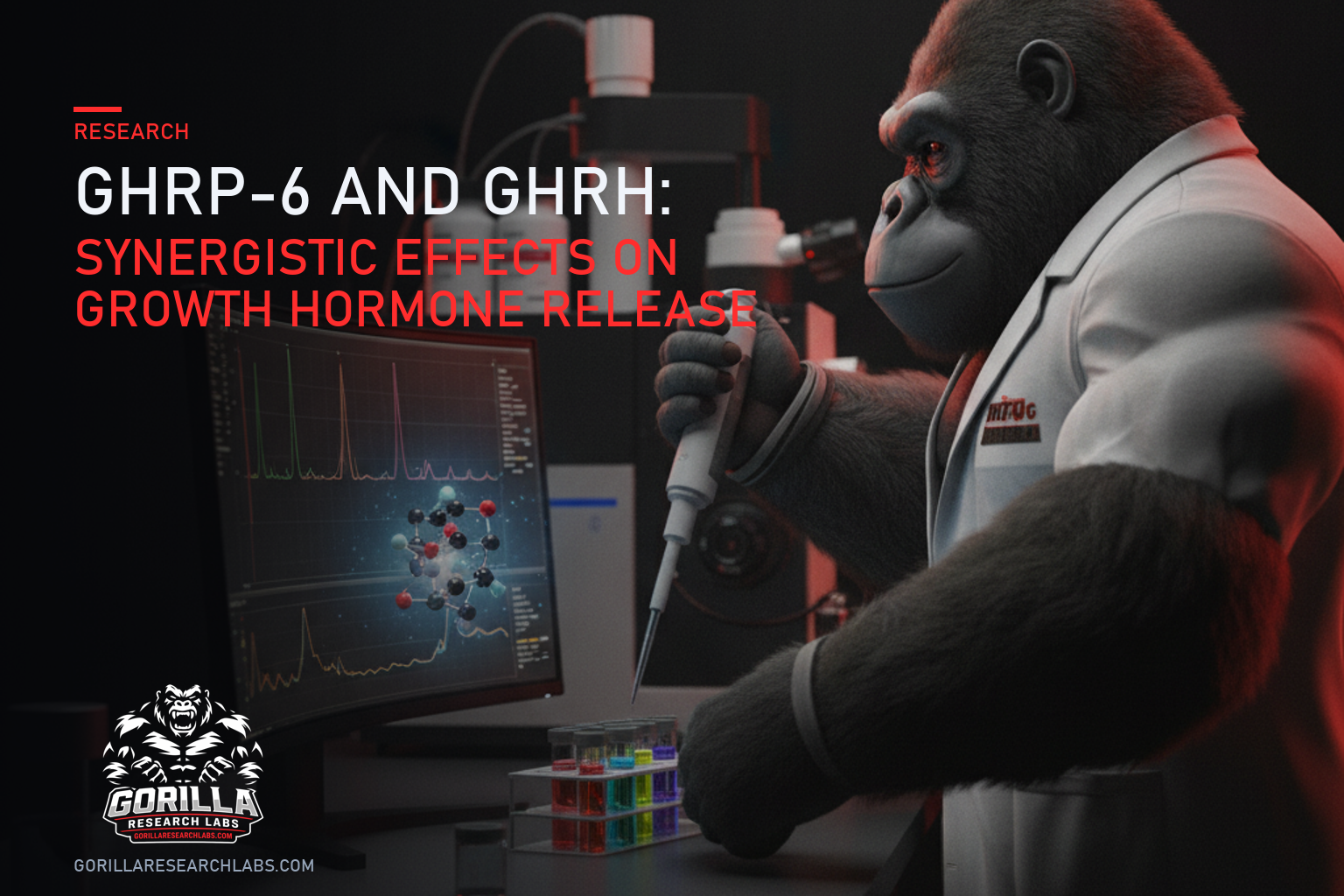 GHRP-6 and GHRH: Synergistic Effects on Growth Hormone Release — research illustration