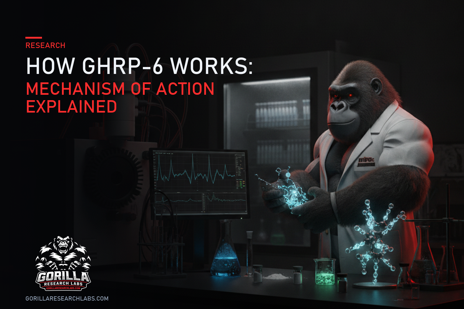 How GHRP-6 Works: Mechanism of Action Explained — research illustration