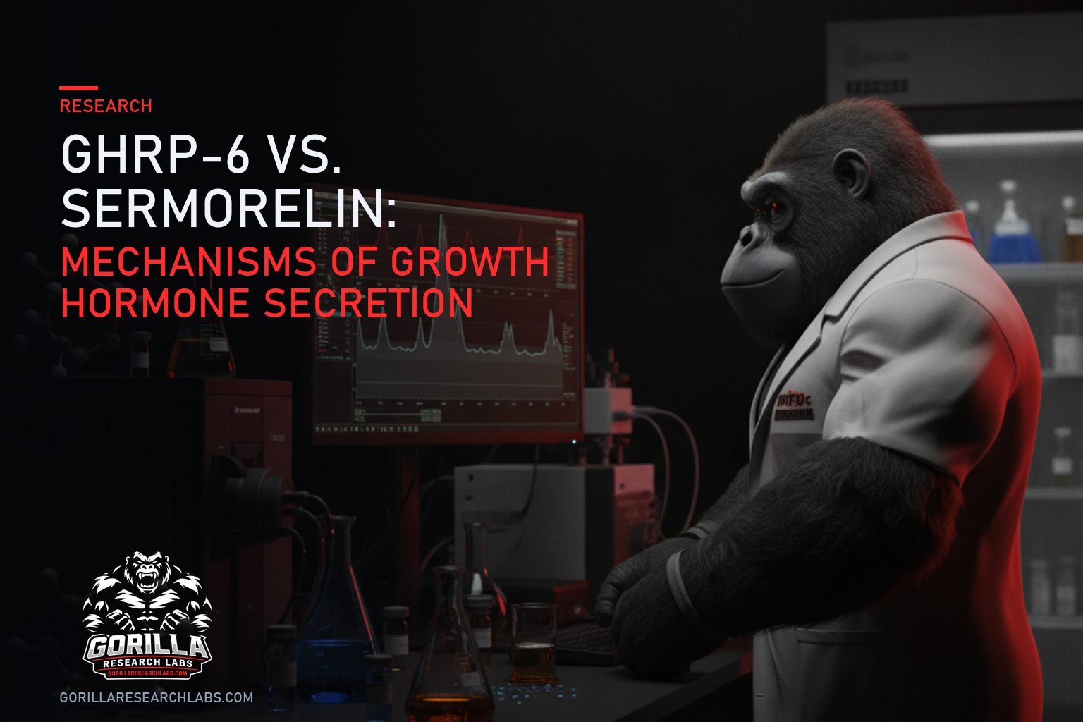 GHRP-6 vs. Sermorelin: Mechanisms of Growth Hormone Secretion — research illustration