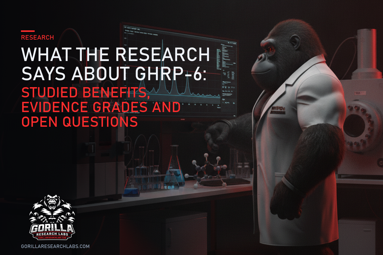 What the Research Says About GHRP-6: Studied Benefits, Evidence Grades and Open Questions — research illustration