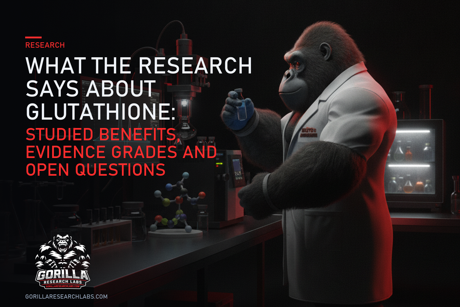 What the Research Says About Glutathione: Studied Benefits, Evidence Grades and Open Questions — research illustration