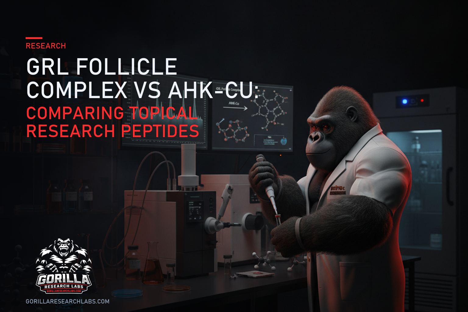 GRL Follicle Complex vs AHK-Cu: Comparing Topical Research Peptides — research illustration