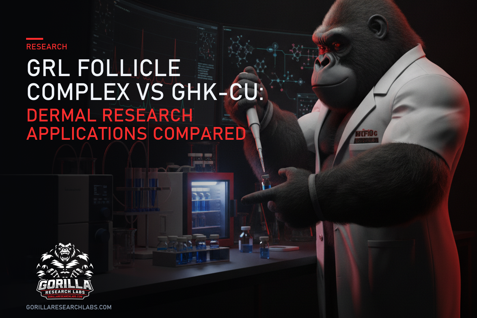 GRL Follicle Complex vs GHK-Cu: Dermal Research Applications Compared — research illustration