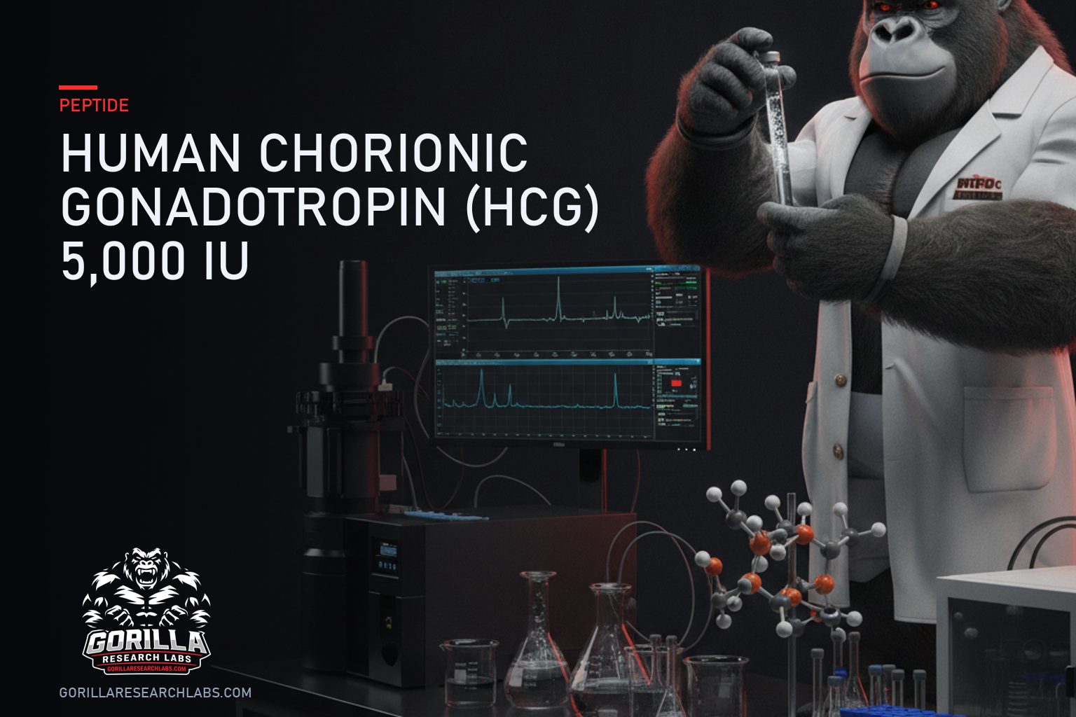 Human Chorionic Gonadotropin (hCG) 5,000 IU — research illustration