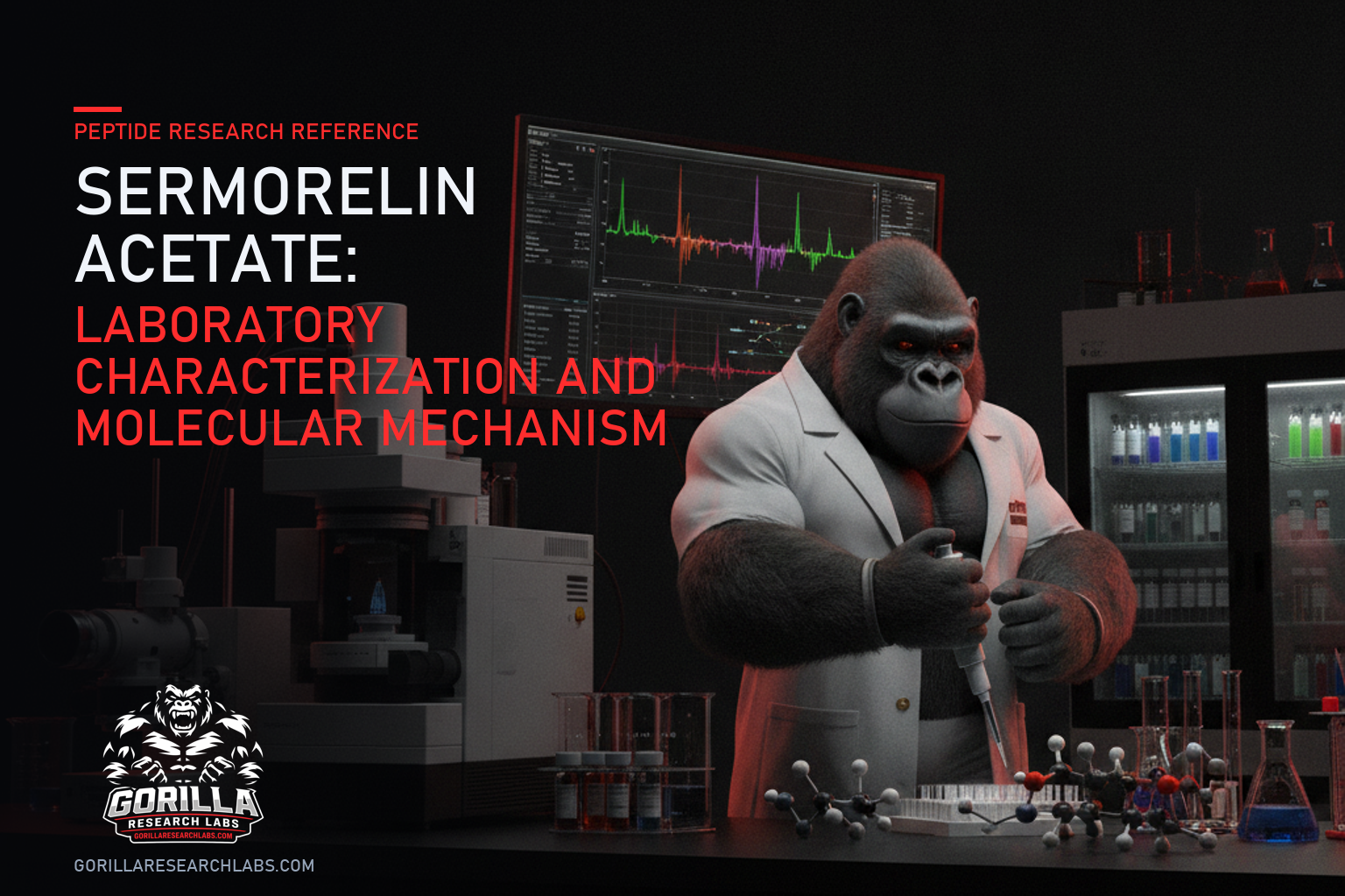 Sermorelin Acetate: Laboratory Characterization and Molecular Mechanism — research illustration