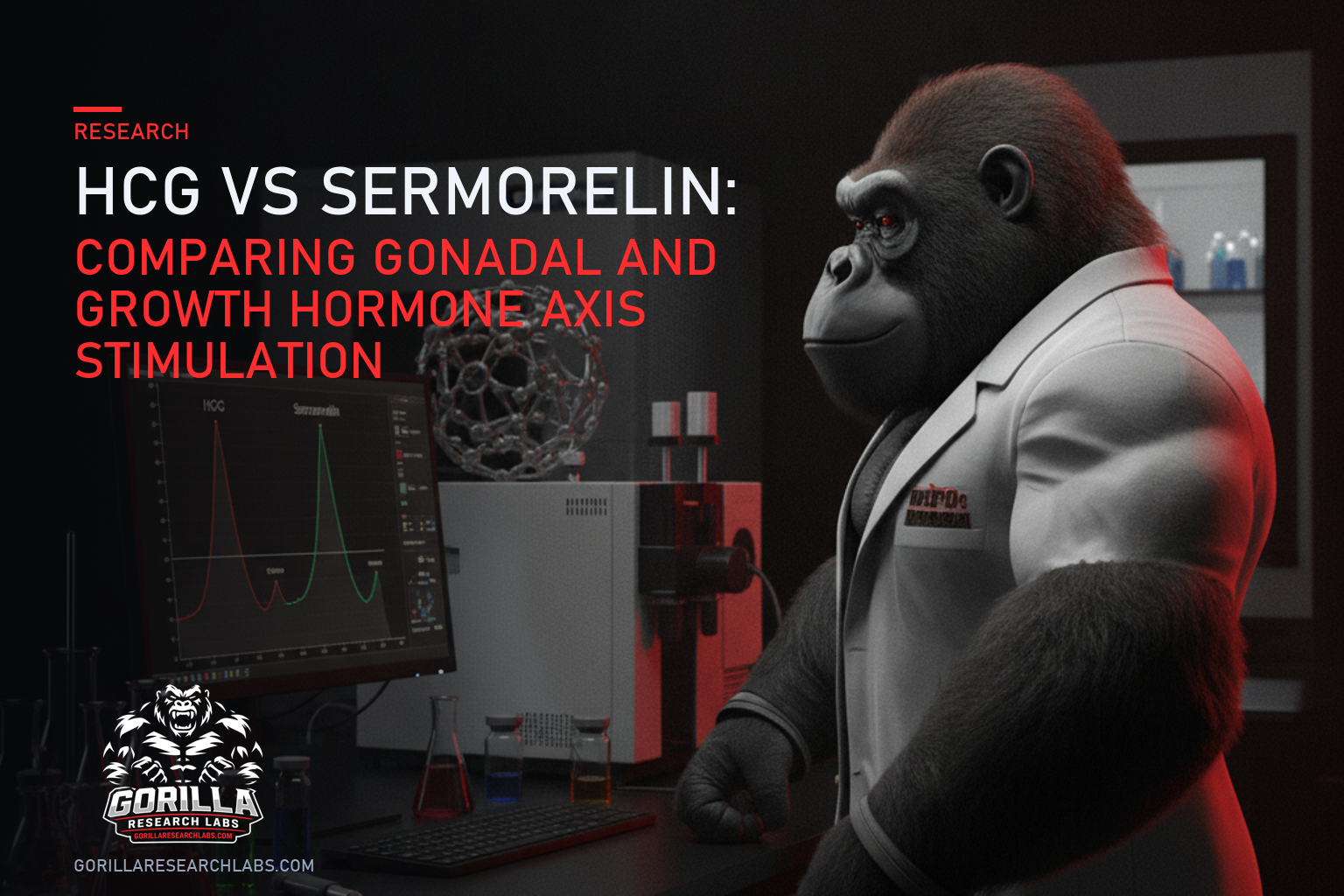 HCG vs Sermorelin: Comparing Gonadal and Growth Hormone Axis Stimulation — research illustration