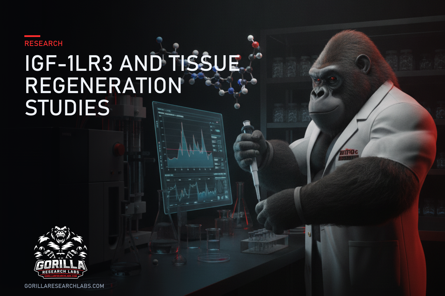 IGF-1LR3 and Tissue Regeneration Studies — research illustration