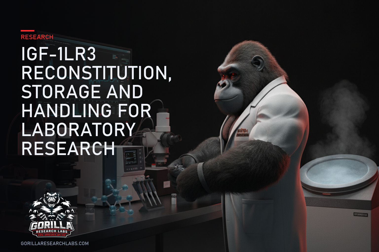 IGF-1LR3 Reconstitution, Storage and Handling for Laboratory Research — research illustration