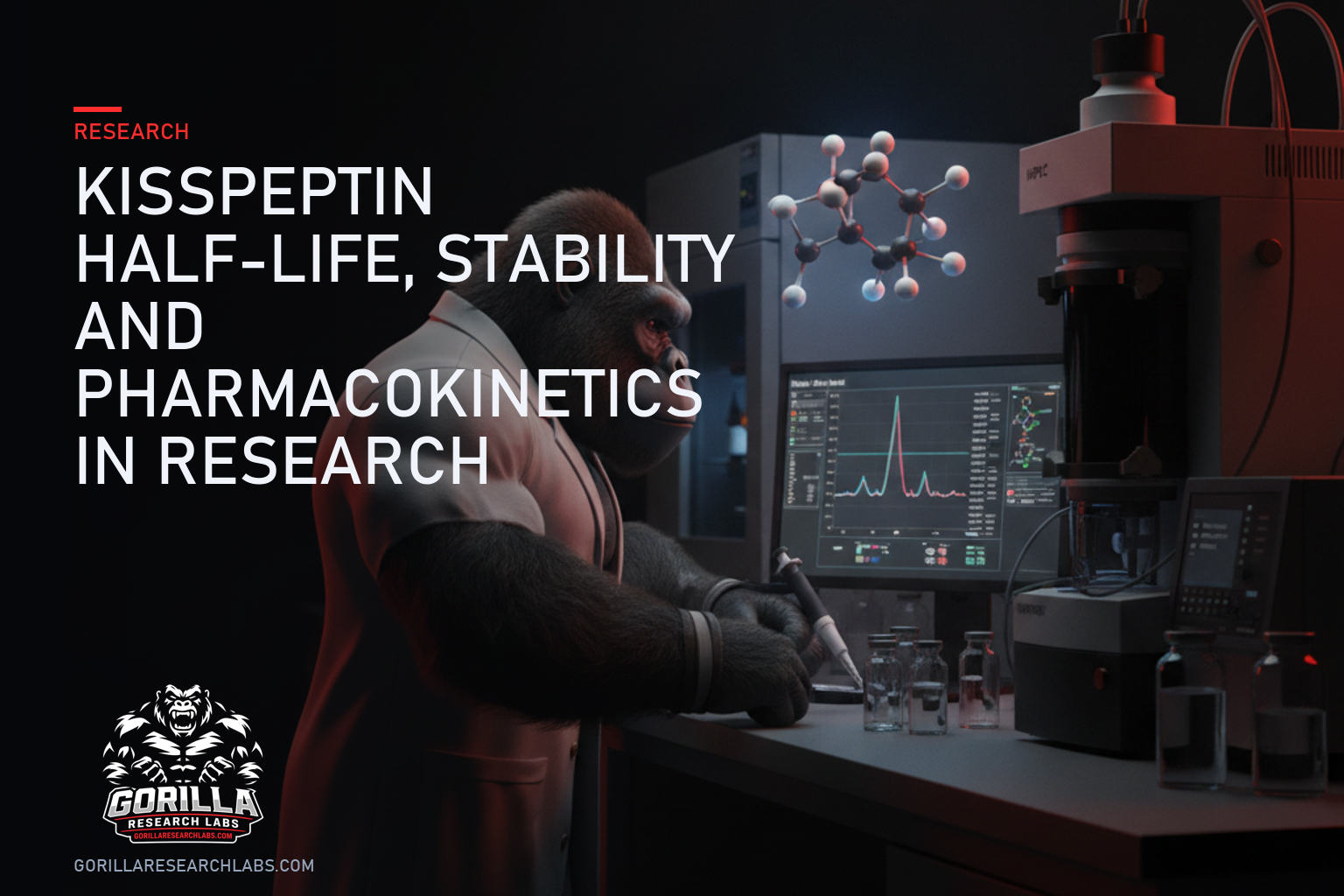 Kisspeptin Half-Life, Stability and Pharmacokinetics in Research — research illustration