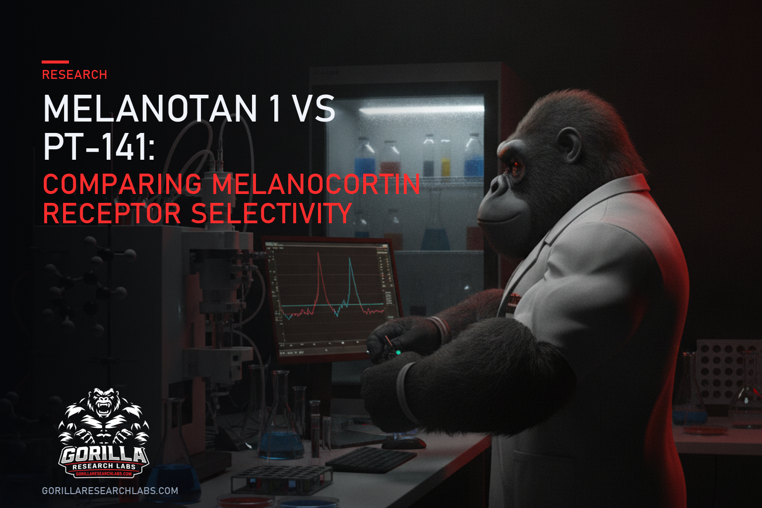 Melanotan 1 vs PT-141: Comparing Melanocortin Receptor Selectivity — research illustration