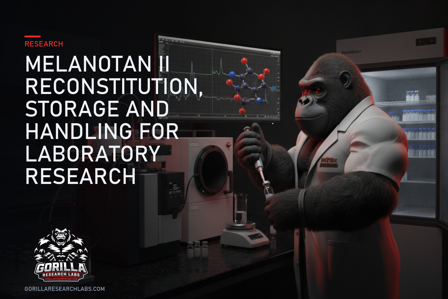 Melanotan II Reconstitution, Storage and Handling for Laboratory Research — research illustration