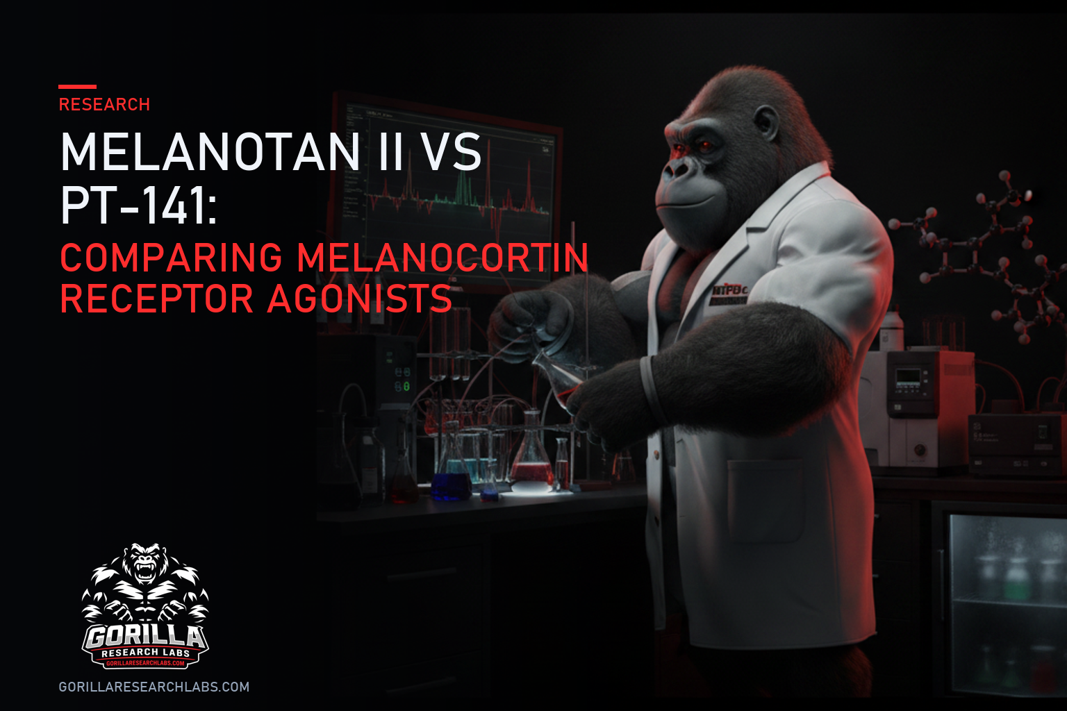 Melanotan II vs PT-141: Comparing Melanocortin Receptor Agonists — research illustration