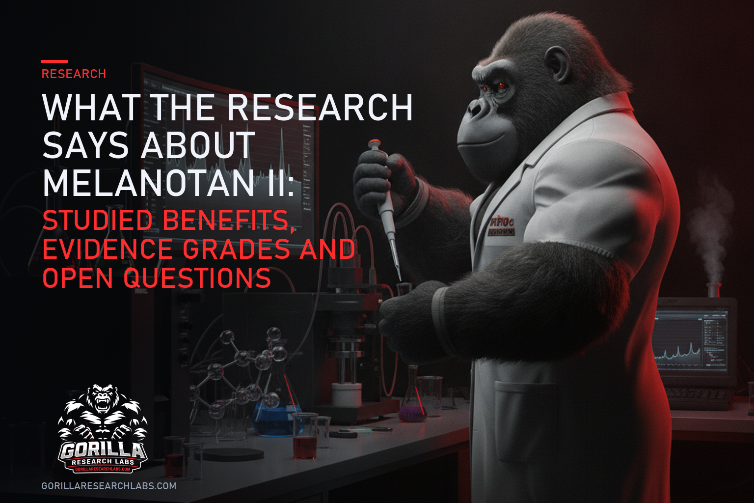 What the Research Says About Melanotan II: Studied Benefits, Evidence Grades and Open Questions — research illustration