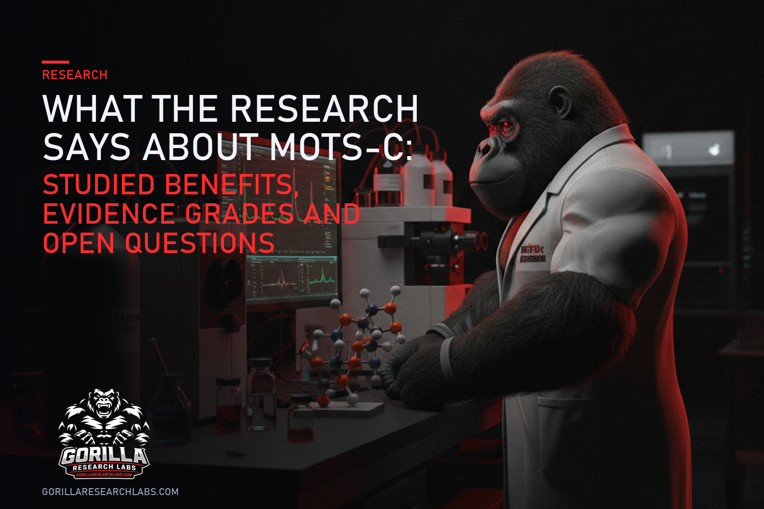 What the Research Says About MOTS-c: Studied Benefits, Evidence Grades and Open Questions — research illustration