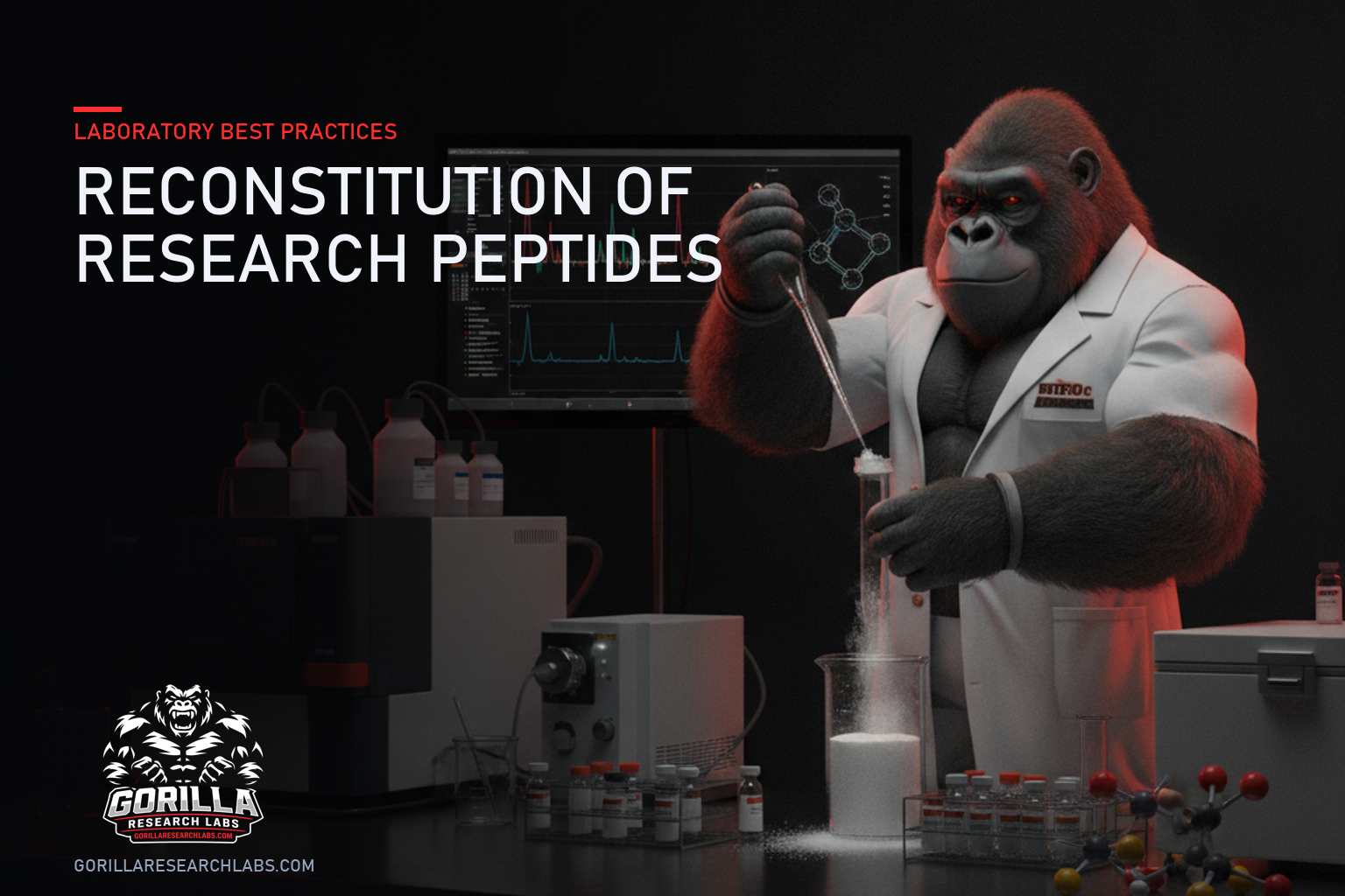 Reconstitution of Research Peptides — research illustration
