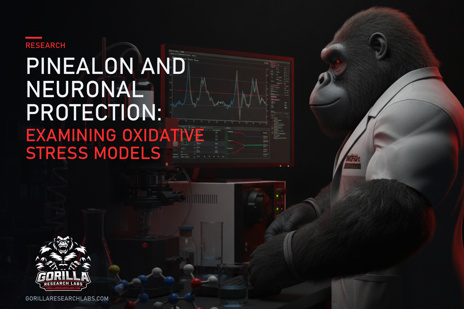 Pinealon and Neuronal Protection: Examining Oxidative Stress Models — research illustration