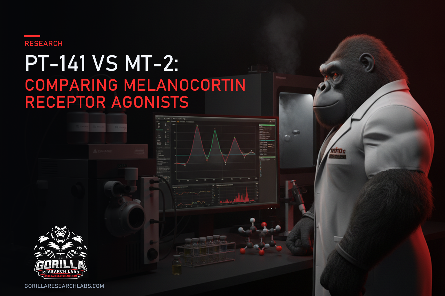 PT-141 vs MT-2: Comparing Melanocortin Receptor Agonists — research illustration