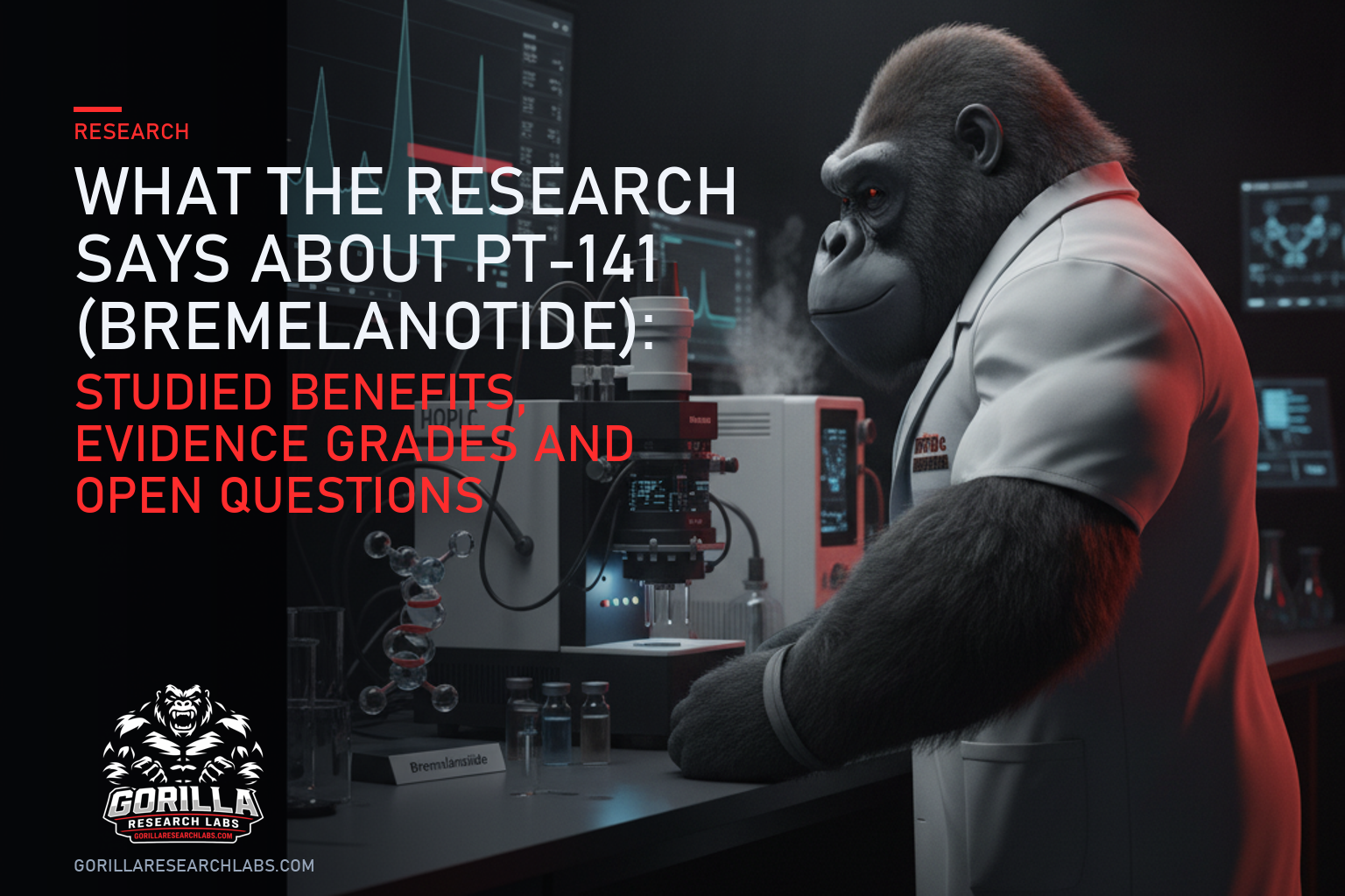 What the Research Says About PT-141 (Bremelanotide): Studied Benefits, Evidence Grades and Open Questions — research illustration