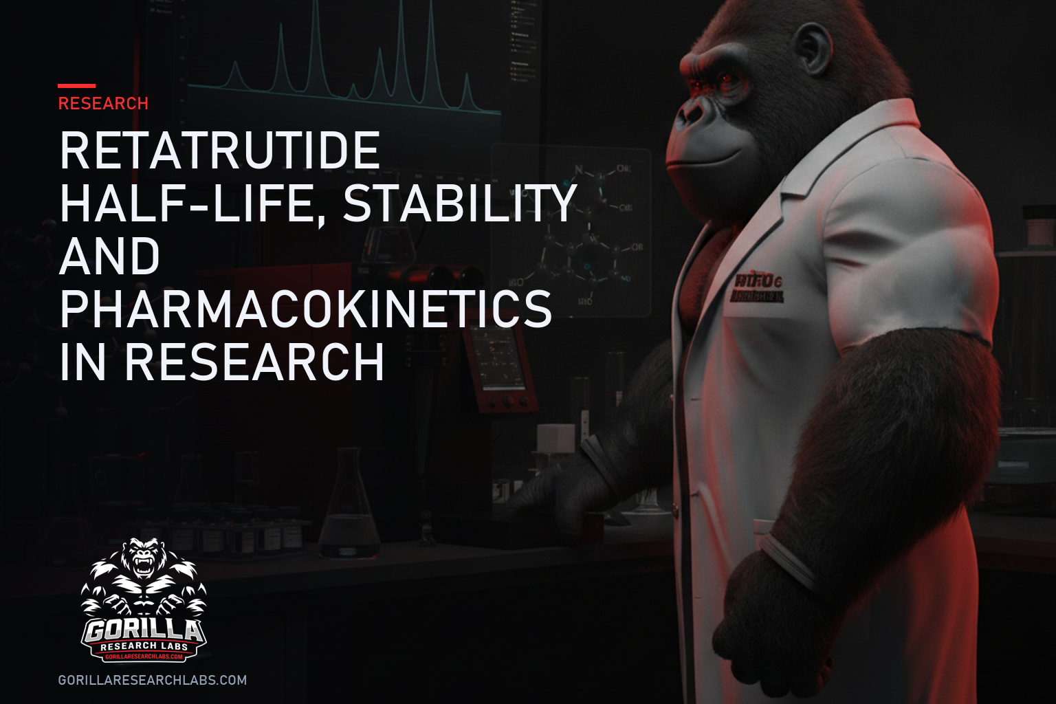 Retatrutide Half-Life, Stability and Pharmacokinetics in Research — research illustration