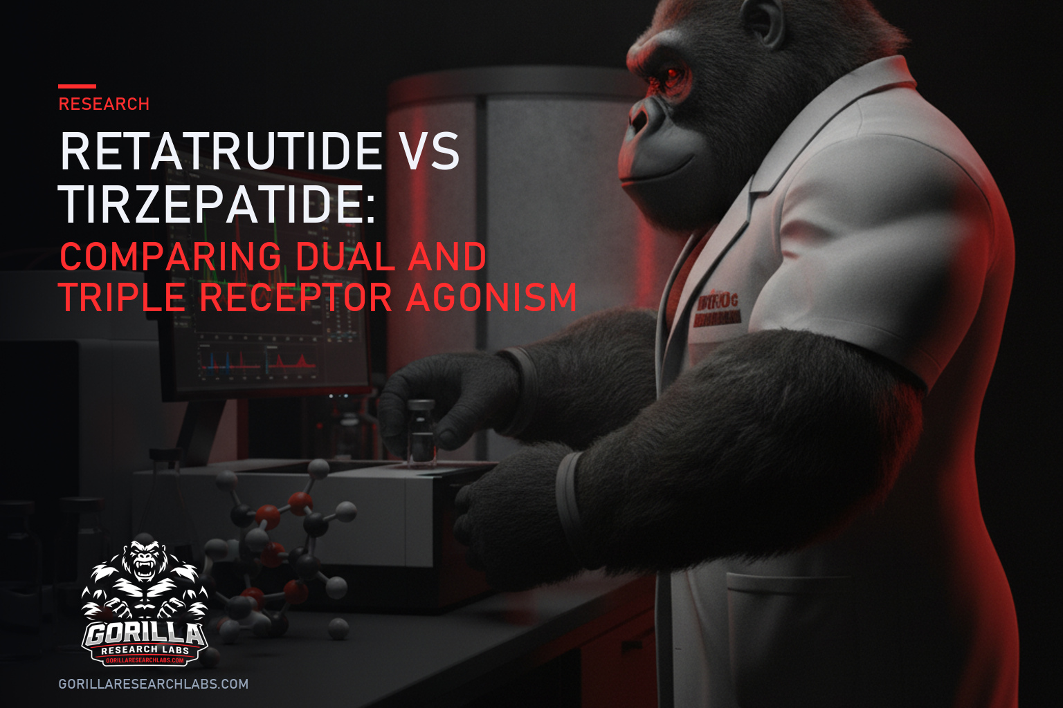 Retatrutide vs Tirzepatide: Comparing Dual and Triple Receptor Agonism — research illustration