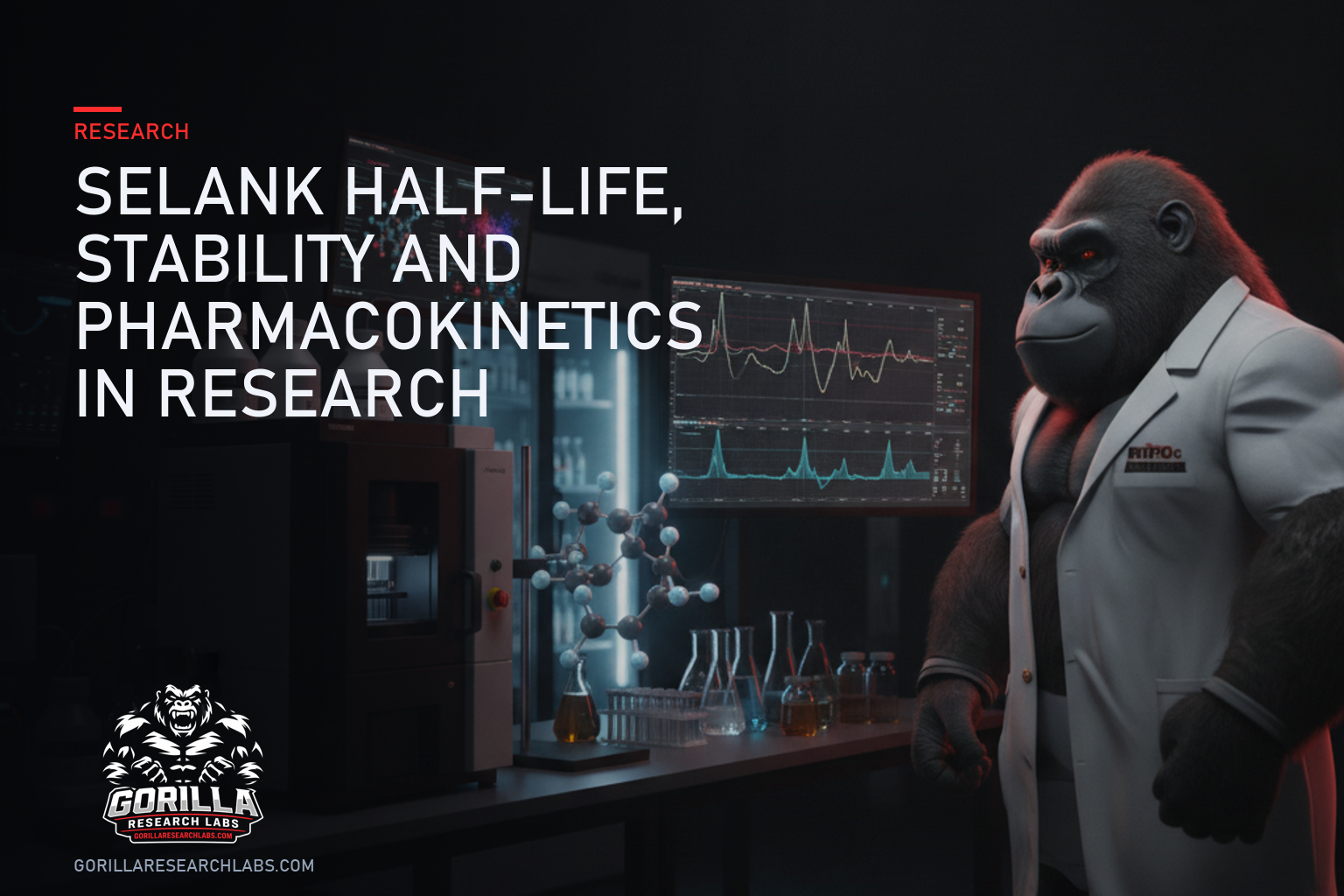 Selank Half-Life, Stability and Pharmacokinetics in Research — research illustration