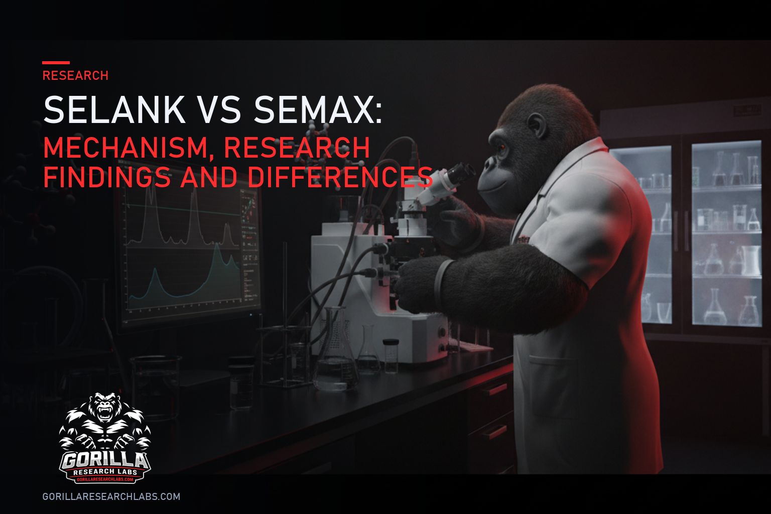 Selank vs Semax: Mechanism, Research Findings and Differences — research illustration