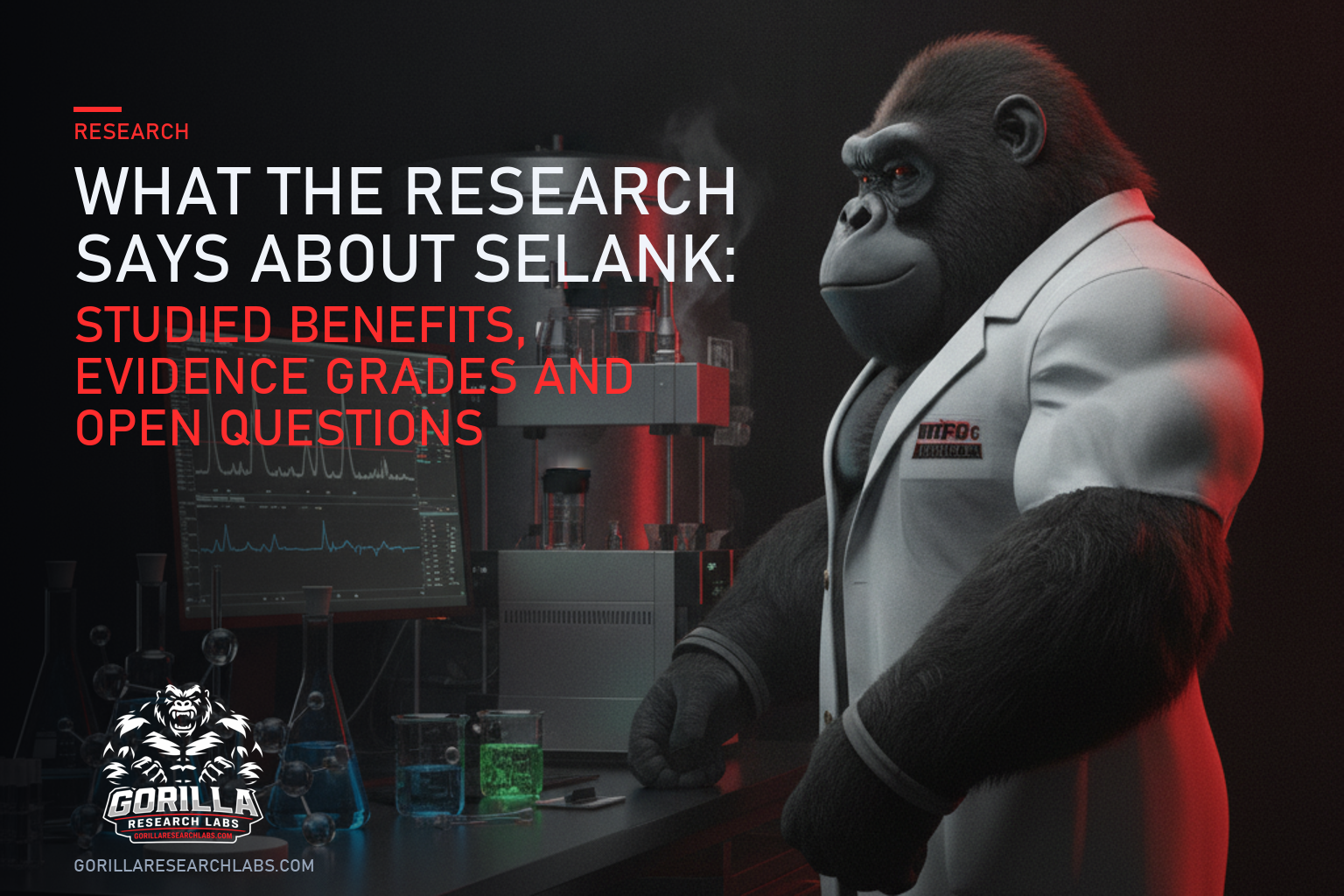What the Research Says About Selank: Studied Benefits, Evidence Grades and Open Questions — research illustration