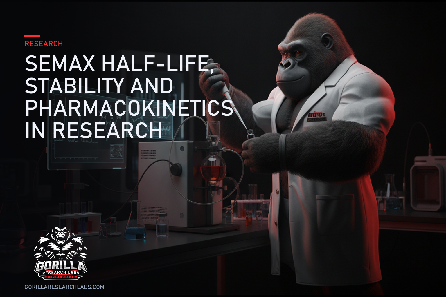 Semax Half-Life, Stability and Pharmacokinetics in Research — research illustration