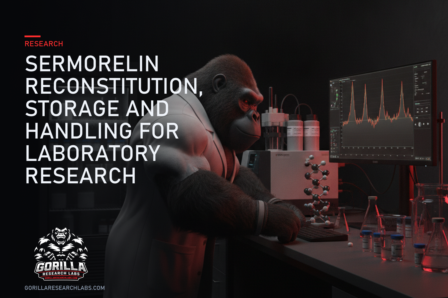 Sermorelin Reconstitution, Storage and Handling for Laboratory Research — research illustration