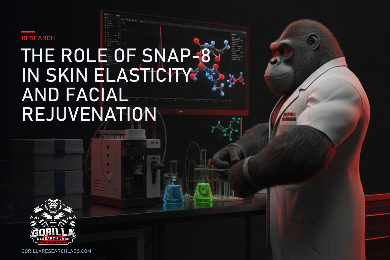 The Role of SNAP-8 in Skin Elasticity and Facial Rejuvenation — research illustration