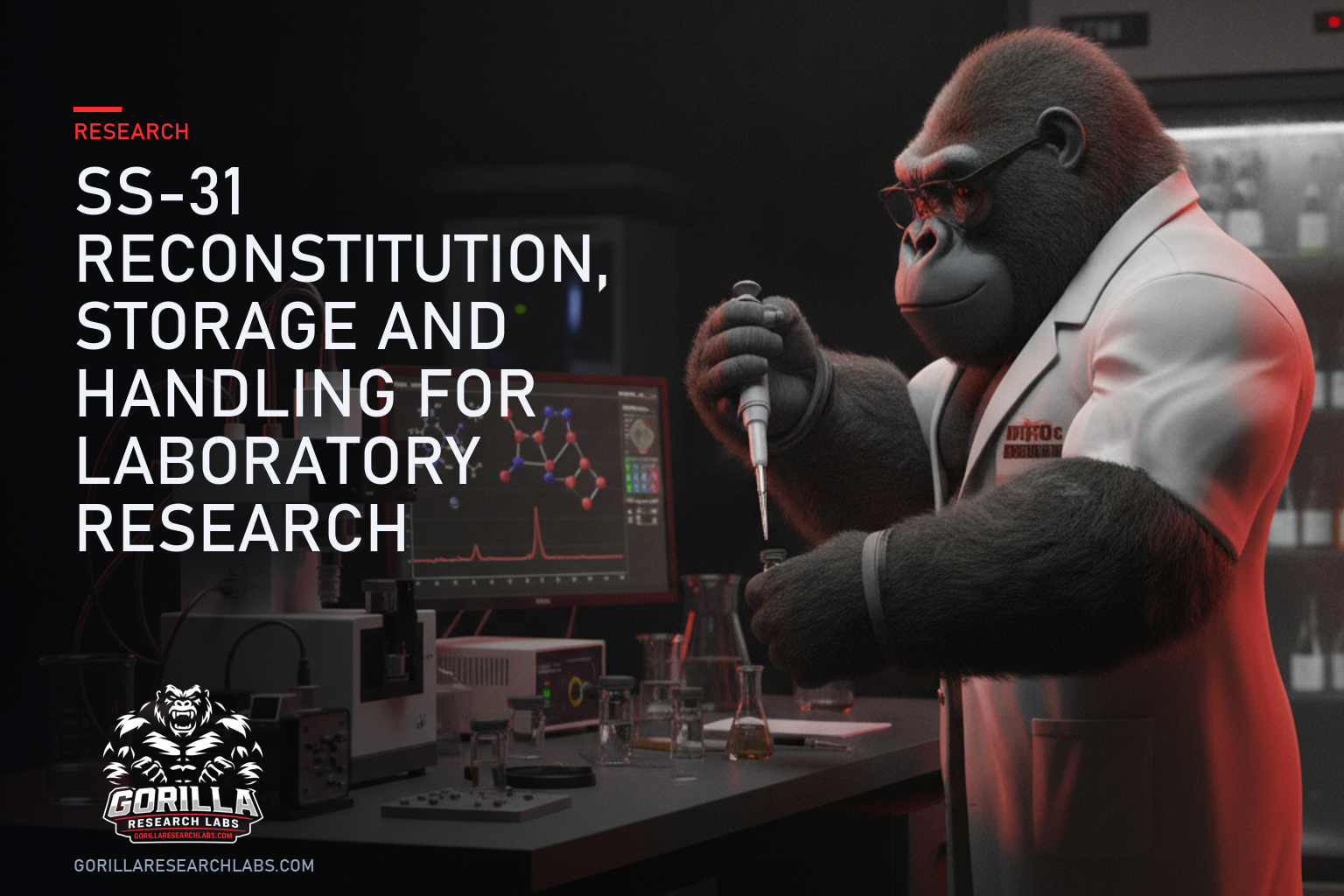 SS-31 Reconstitution, Storage and Handling for Laboratory Research — research illustration