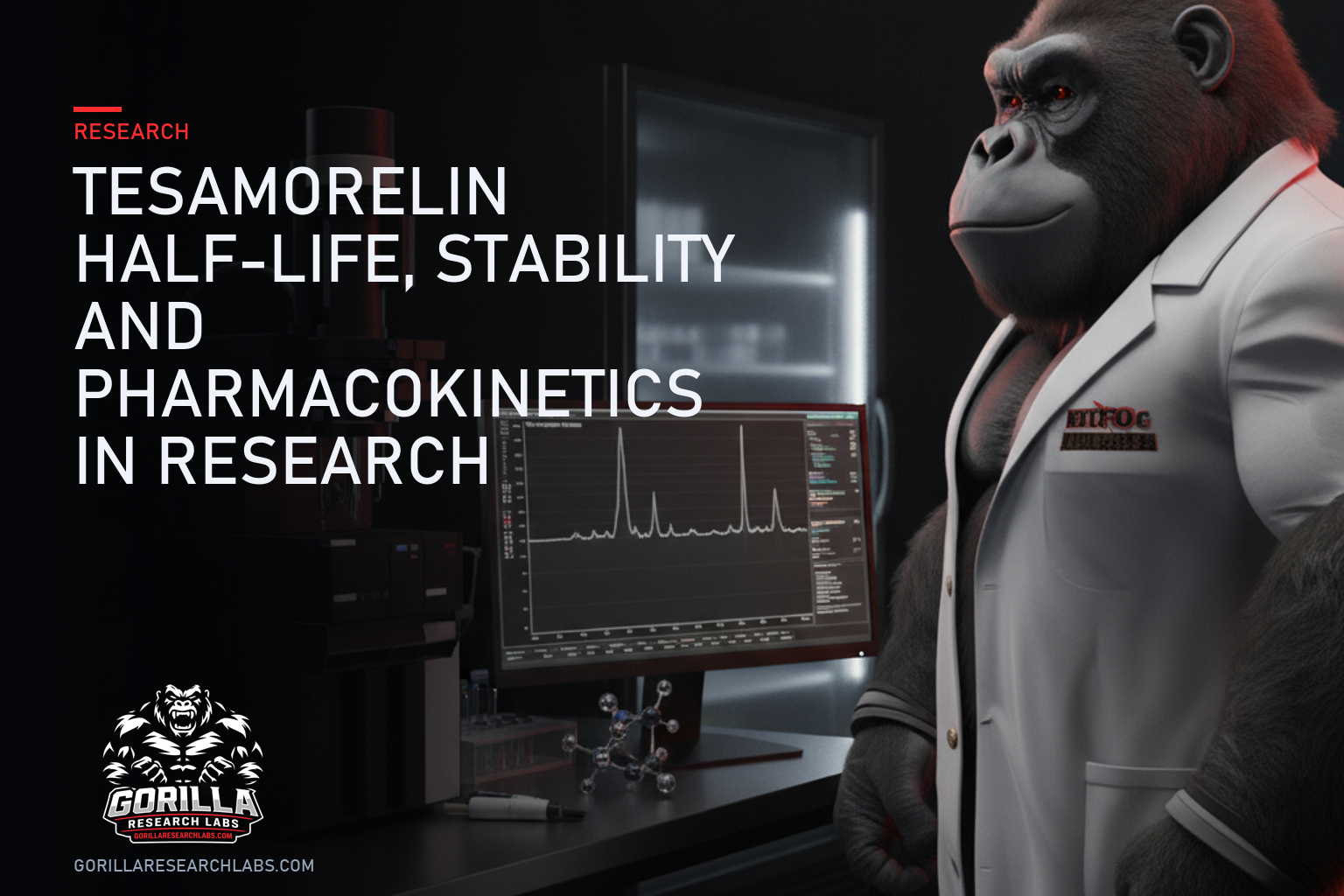 Tesamorelin Half-Life, Stability and Pharmacokinetics in Research — research illustration