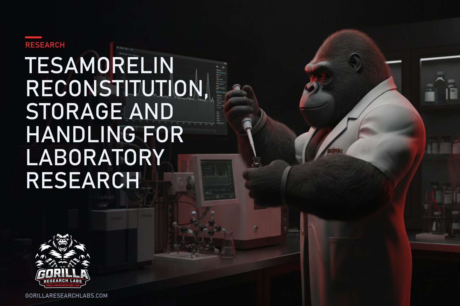 Tesamorelin Reconstitution, Storage and Handling for Laboratory Research — research illustration