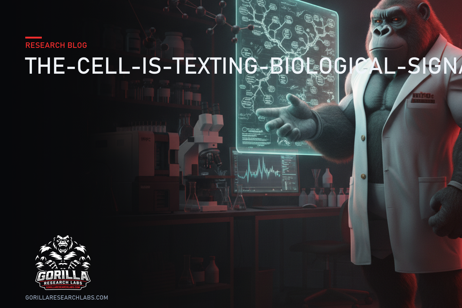 The Cell Is Texting: A Wild Tour of Biological Signaling Pathways — research illustration