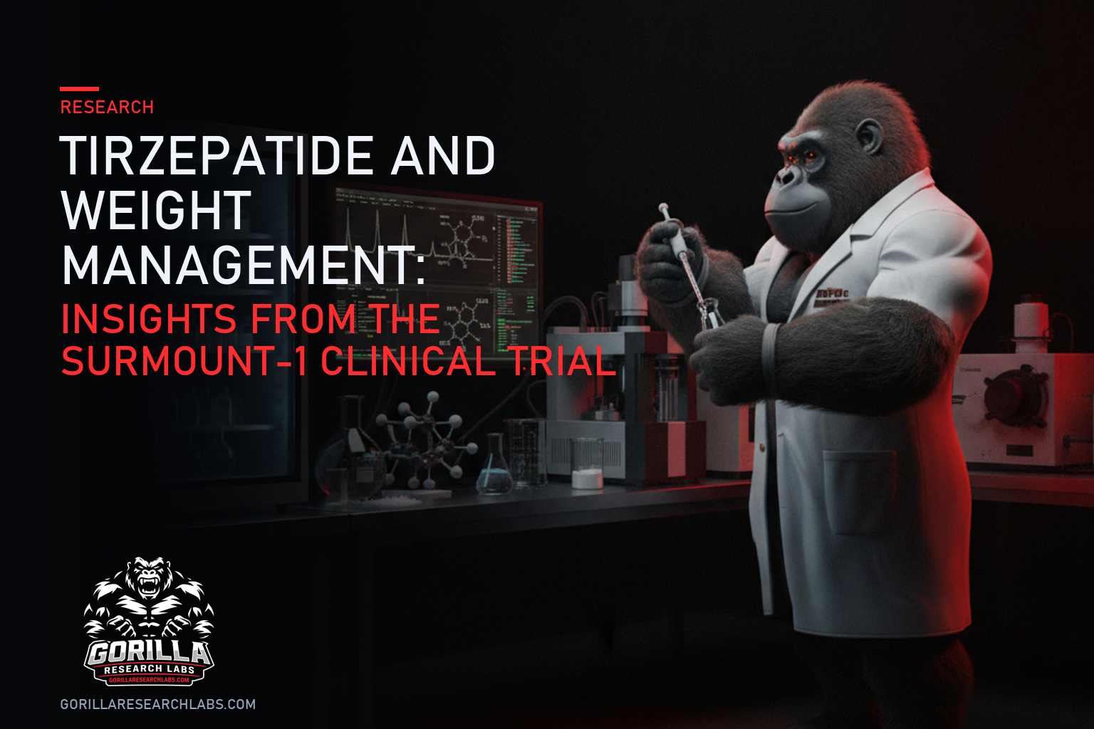 Tirzepatide and Weight Management: Insights from the SURMOUNT-1 Clinical Trial — research illustration